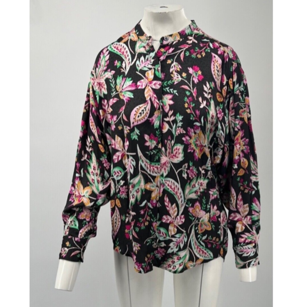 Isabel Etoile Marant Multicolored Floral Button D… - image 1